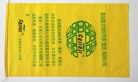 內粘膜編織袋-50KG全黃雙麵