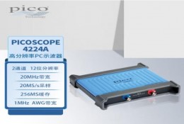 PicoScope 4224A 便（biàn）攜高分辨率示（shì）波器 20MHz帶寬 2通（tōng）道
